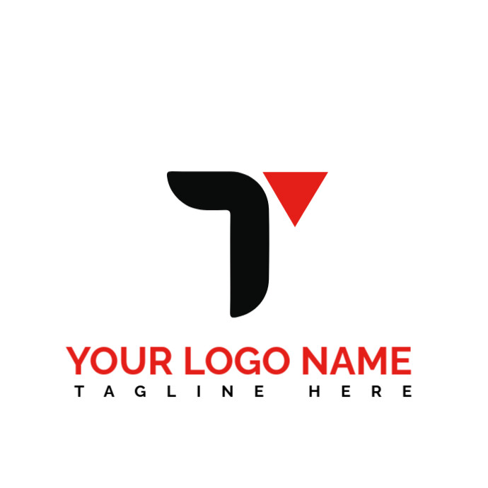 T logo design| Company logo Logotyp template